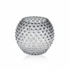 cashmere gloge hobnail vase, pindsvine vase lys chokolade, hobnail, mundblæst vase, handblown vase,