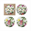 koustrup og co coasters med rose flower garden