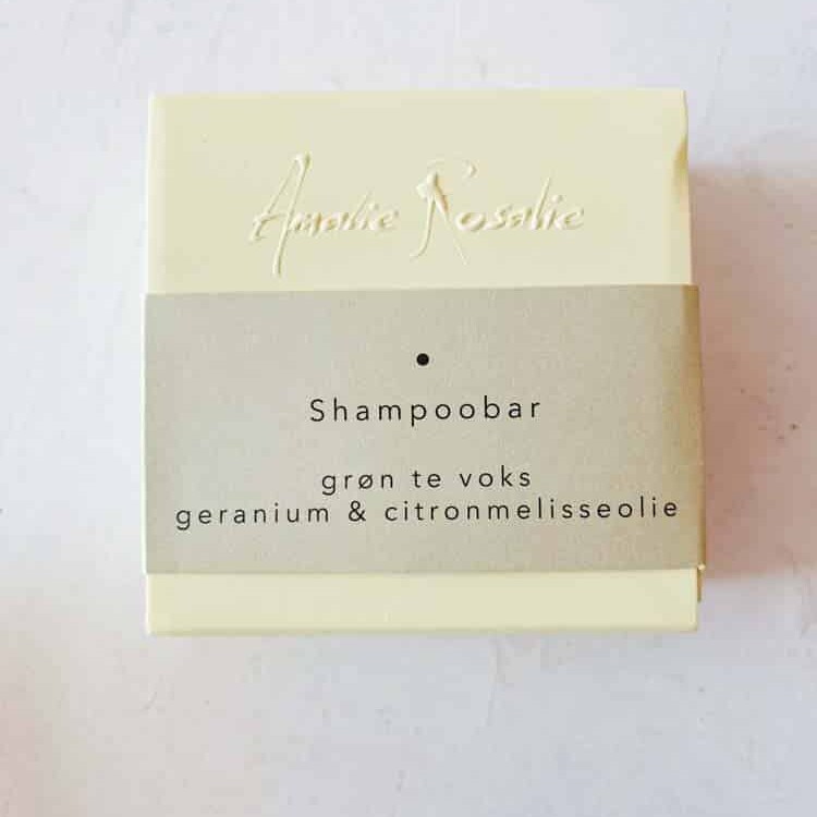 shampoobar, sæbebar, amalie rosalia sæbebar, amalie rosalia shampoobar, amalie rosalia, shampoobar med grøn te