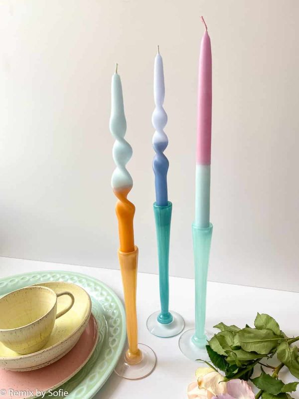 mundblæste lysestager, mundblæst glas, anne florh, mundblæste lysestager, lysestage, glaslysestage, candleholders, candle sticks, glas lysestage