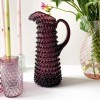 mørk violet kande, pindsvinekande, eiffel kande, kande, borddækning, vandkande med hank,remix by sofie, anna von lipa kande, anna von lipa pindsvine kande, pindsvinekande, pindsvinekande, pindsvine kande,hobnail jug, hobnailglass, pindsvineglas kande, anna von lipa høj kande, eiffel kande, anna von lipa glas, anna von lipa forhandler