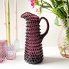 mørk violet kande, pindsvinekande, eiffel kande, kande, borddækning, vandkande med hank,remix by sofie, anna von lipa kande, anna von lipa pindsvine kande, pindsvinekande, pindsvinekande, pindsvine kande,hobnail jug, hobnailglass, pindsvineglas kande, anna von lipa høj kande, eiffel kande, anna von lipa glas, anna von lipa forhandler