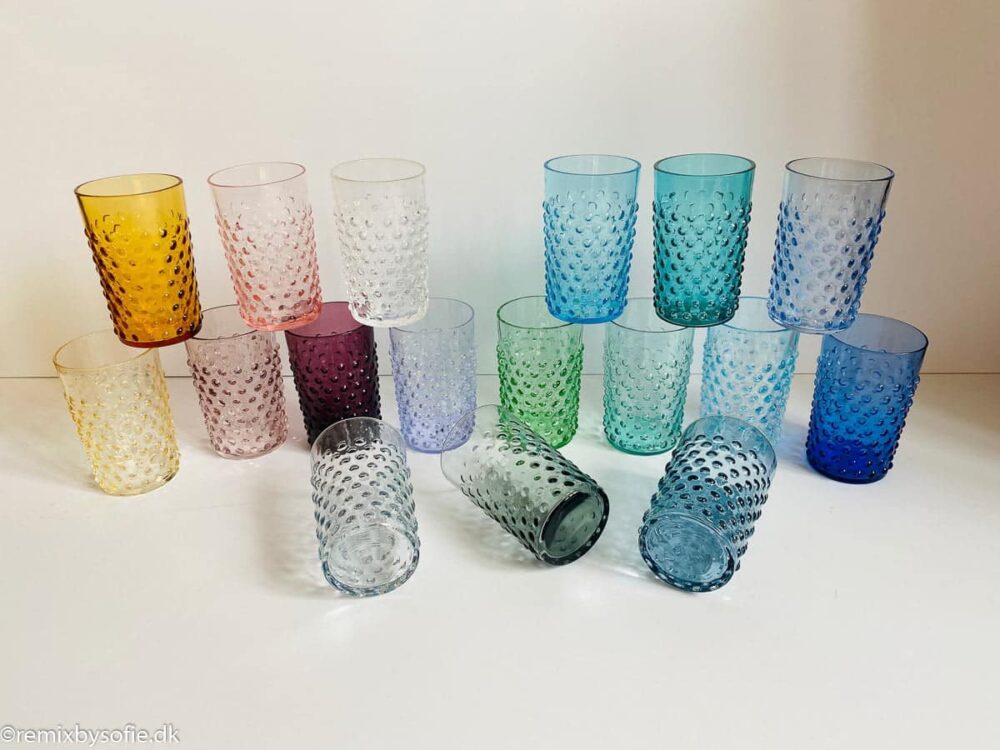 anna von lipa, anna von lipa pindsvine glas, pindsvineglas, vandglas, drikkeglas, glas i pindsvineglas,anna von lipa pindsvine vandglas glas