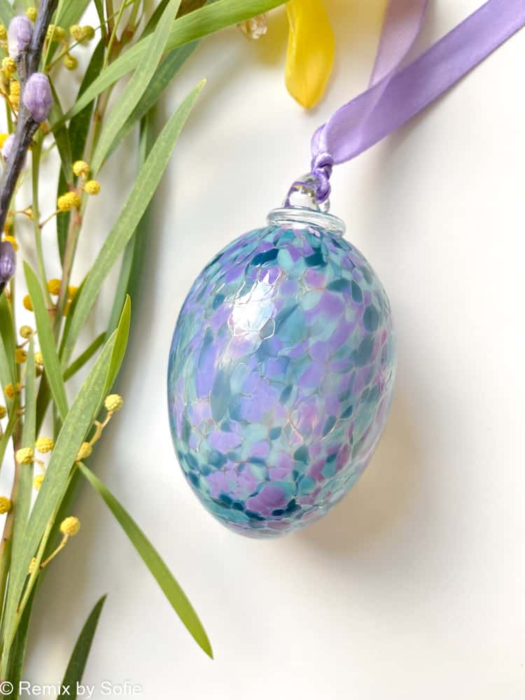 anna von lipa påskeæg, glasæg, glas æg, mundblæste opal æg, påskepynt, easter eggs