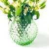 pindsvine vase 18 cm i lysegrøn anna von lipa vase, vase i pindsvine glas, mundblæst glas, hobnail glass, bohemian glass, remix by sofie, vase, blomstervase, vase fra Anna von Lipa, bordækning