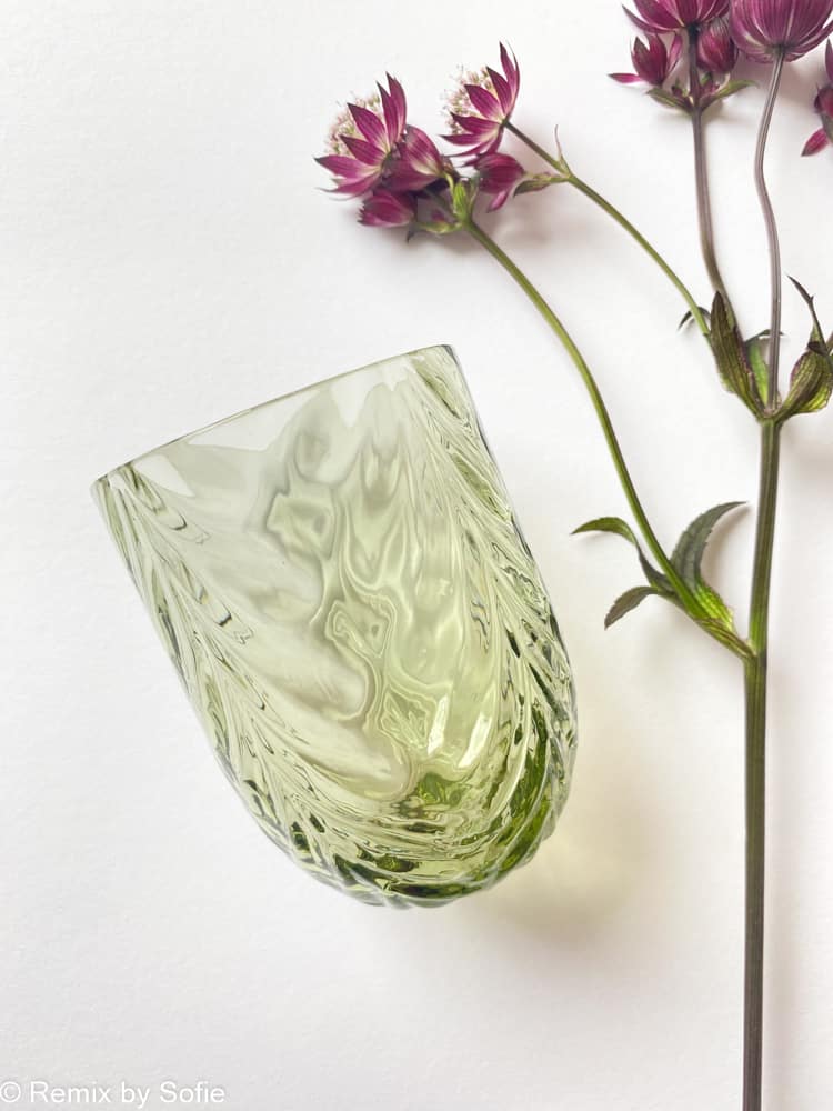 anna von lipa wave glas - olivegreen