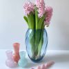 remix by sofie, anna von lipa, anna von lipa vase, anna von lipa glas, mundblæst glas, elipse vase, blomstervase, farvet glas,