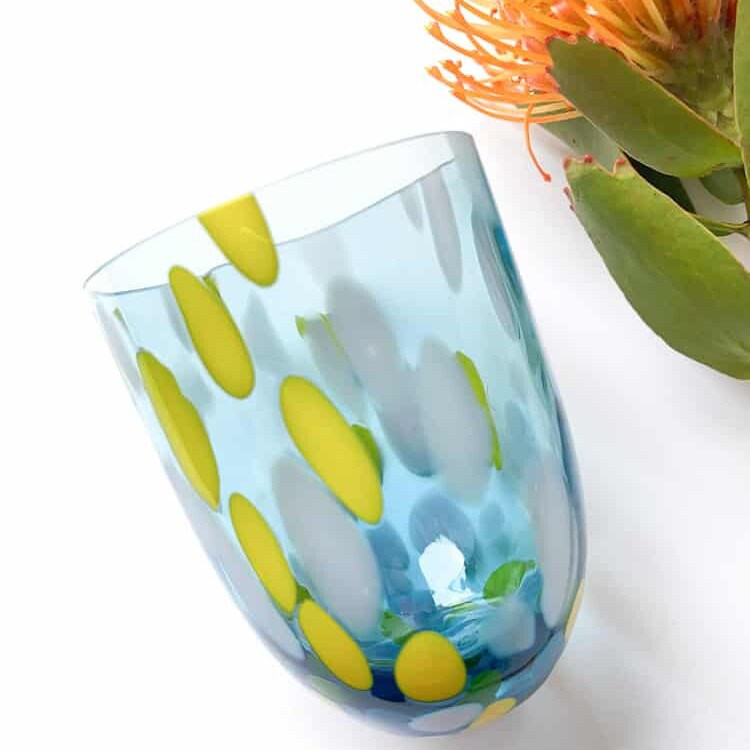 vandglas, anna von lipa mix & match, tumbler, vand glas, drikkeglas, drinking glass, farvede glas , remix by sofie, anna von lipa glas, anna von lipa forhandler,bohemia glass, mundblæste glas, confetti glas, splash glas, borddækning, splash glas, anna von lipa forhandler, borddækning