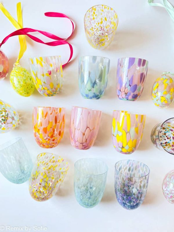 vandglas, anna von lipa mix & match, tumbler, vand glas, drikkeglas, drinking glass, farvede glas , remix by sofie, anna von lipa glas, anna von lipa forhandler,bohemia glass, mundblæste glas, confetti glas, splash glas, borddækning, splash glas, anna von lipa forhandler, borddækning