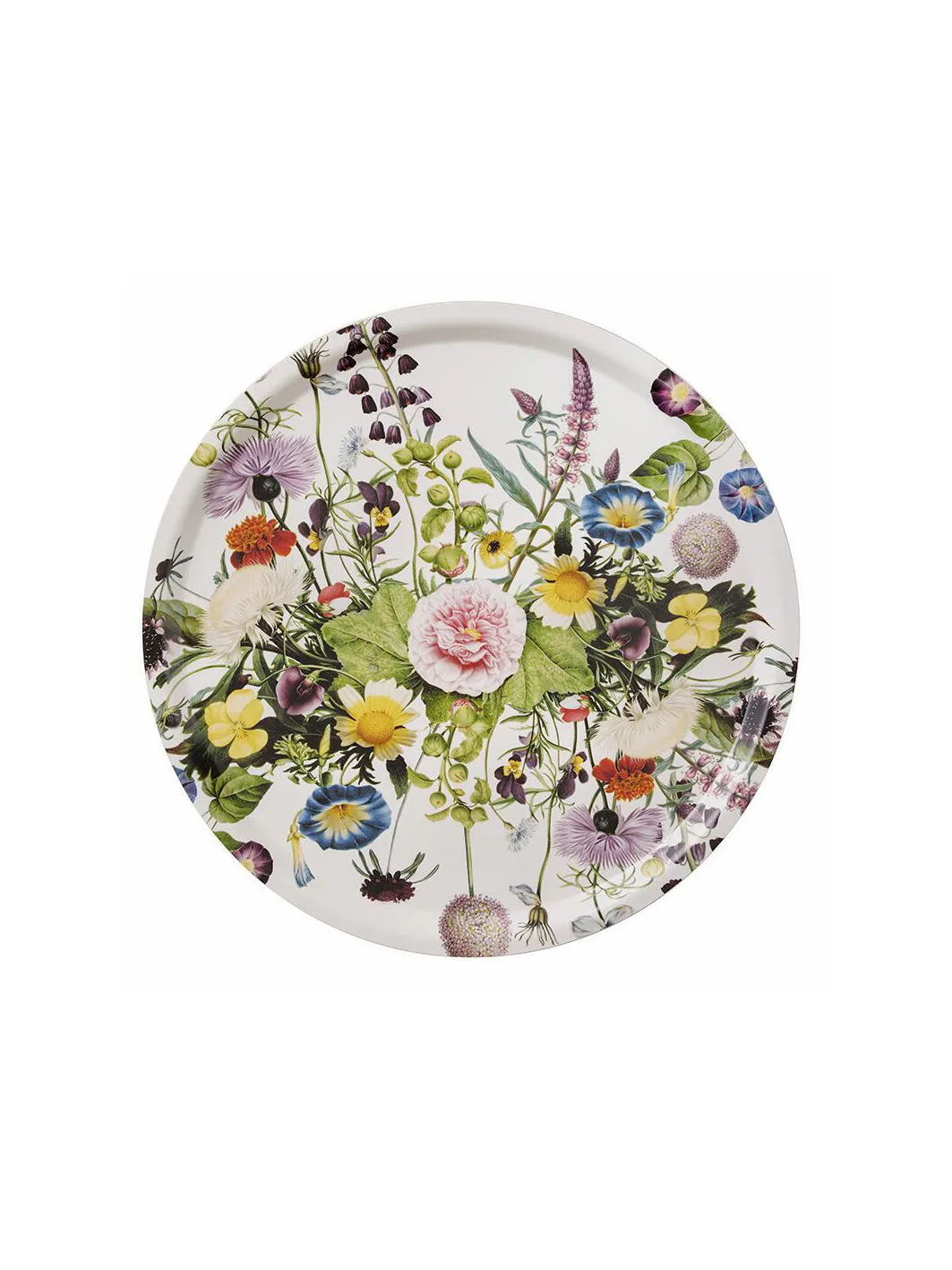 remix by sofie, koustrup & co, rund bakke, servering, bakke, bakke med blomster,