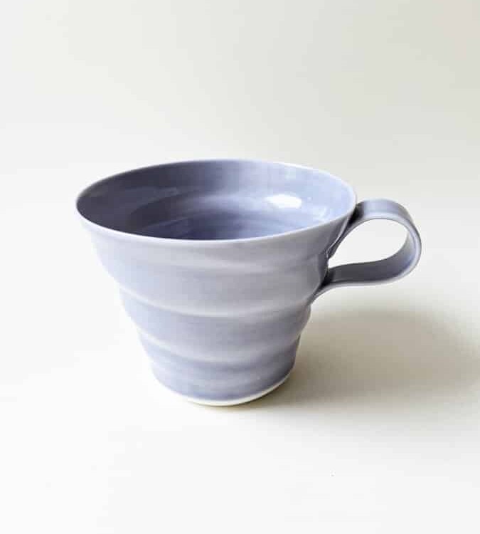 rikke mangelsen keramik, porcelæns kop, kaffe kop, kop, pastelfarvet kop, kaffekop, tekop