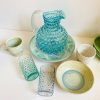 anna von lipa kande, anna von lipa pindsvine kande, pindsvinekande, pindsvinekande, pindsvine kande,hobnail jug, hobnailglass, pindsvineglas kandeanna von lipa pindsvinekande 2 liter i aqua