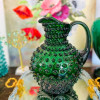 anna von lipa kande, anna von lipa pindsvine kande, pindsvinekande, pindsvinekande, pindsvine kande,hobnail jug, hobnailglass, pindsvineglas kandePindsvinekande i 2 liter i mørkegrøn