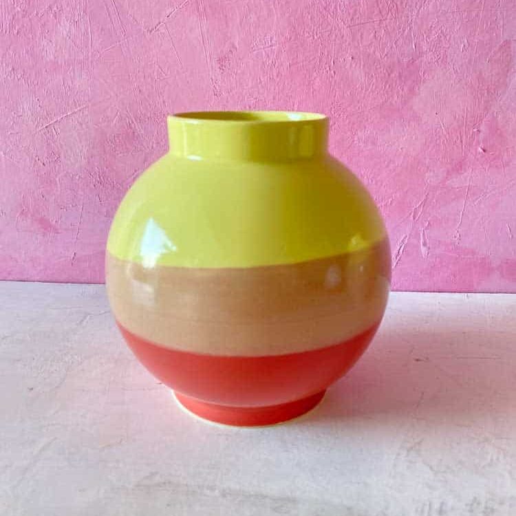 keramik vase - stor kuglevase