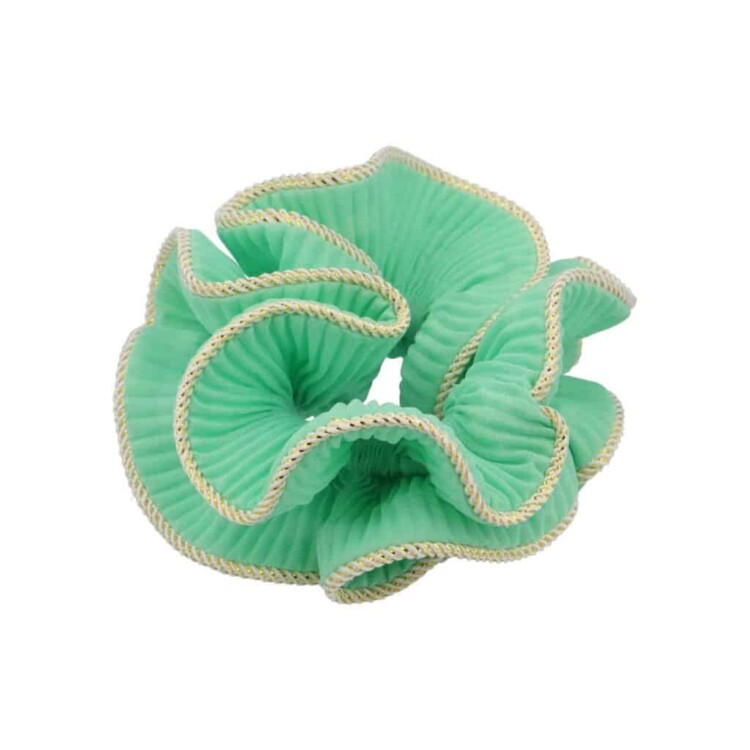 bow's by stær, scrunchie, lilje scrunchie, lilje, hårtilbehør, hårpynt, mint, mintgrøn, mint scrunchie,