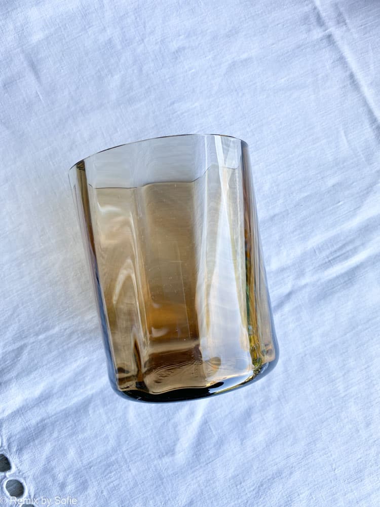 london glas, vandglas, vand glas, drikkeglas, anna von lipa glas, glas, mundblæst glas, london glas, drinks glas, glas til gin og tonic, whisky glas, remix by sofie, borddækning, tableware