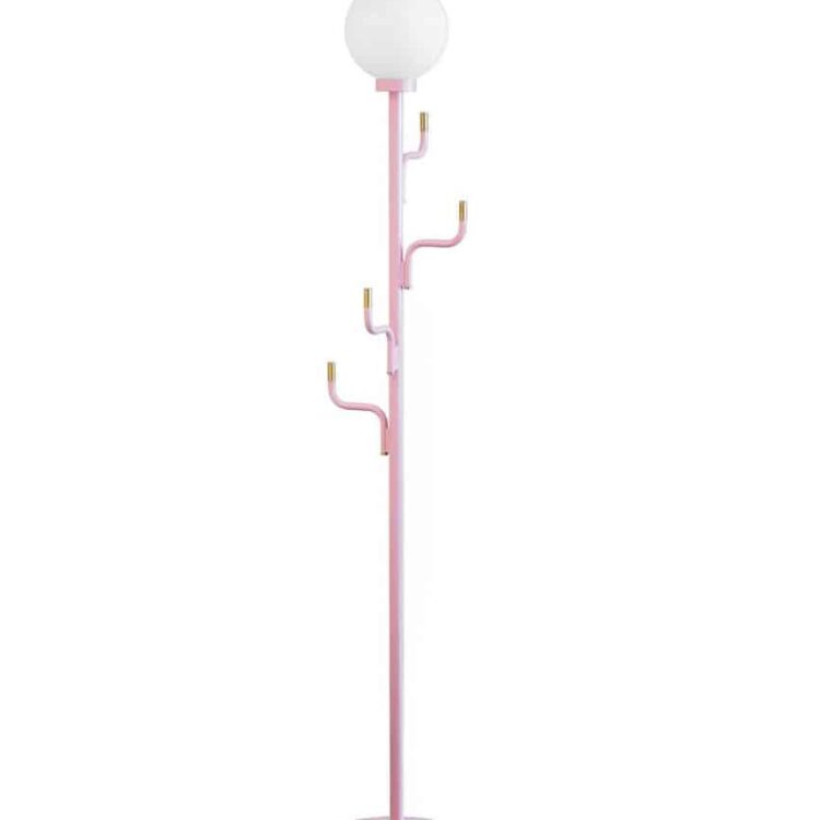 remix by sofie, swedish ninja, gulvlampe, big darling, svensk design, maria gustavsson, lampe og stativ, stativ med lampe, pink lampe