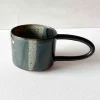 trine lise keramik op, hånddrejet kop, keramik kop, te kop, kaffe kop, latte kop, kop med hank, trine lise keramik, cappucino kop, stentøj kop, ceramic cup, mug,