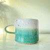 trine lise keramik, rillet kop, kop, hånddrejet kop, keramik kop, te kop, kaffe kop, latte kop, kop med hank, trine lise keramik, cappucino kop, stentøj kop, ceramic cup, mug,