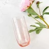 longdrink bambus lyserød , anna von lipa glas, anna lipa forhandler, farvet glas, mundblæst glas, drinkglas, drikkeglas,longdrink, drink glas, stort vandglas,