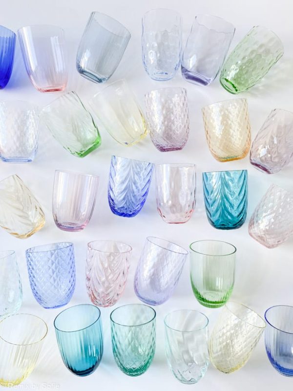 anna von lipa, Remix by Sofie, anna von lipa glas, mundblæste glas, handblown glass, glas, drikkeglas, vandglas, farvede glas, mix og matck glas, mix & matck glas, tumbler, wawe glas, swirk glas, harlekin glas, spiral glas, bambus glas, oliveglas, borddækning, anna von lipa glas, anna von lipa forhandler