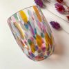 multicolor full, remix by sofie, mundblæste glas, glas med opal spots, anna von lipa mix & match, swil glas, wawe glas, harlekin glas, tumbler, vand glas, drikkeglas, drinking glass, anna von lipa,mullticolor, splash, big splash,anna von lipa mix & match, swil glas, wawe glas, harlekin glas, tumbler, vand glas, drikkeglas, drinking glass