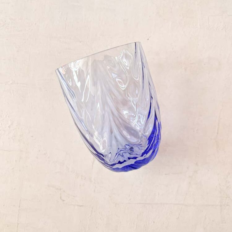 anna von lipa wave blue smoke, mix and match, glas, drikkeglas, vandglas,