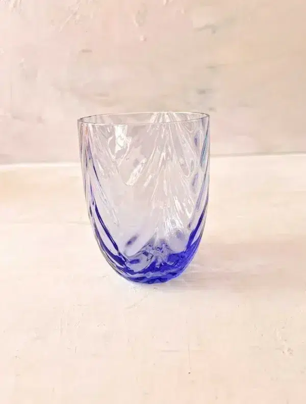 anna von lipa wave blue smoke, mix and match, glas, drikkeglas, vandglas,