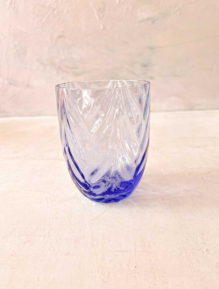 anna von lipa wave blue smoke, mix and match, glas, drikkeglas, vandglas,