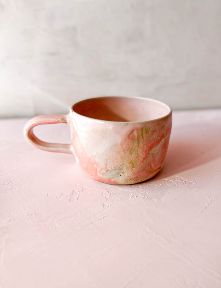 clay by Tina Marie, kop, kopmed hank, ceramic cup, coffee cup,, remix by sofie