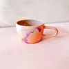 clay by Tina Marie, kop, kopmed hank, ceramic cup, coffee cup,, remix by sofie