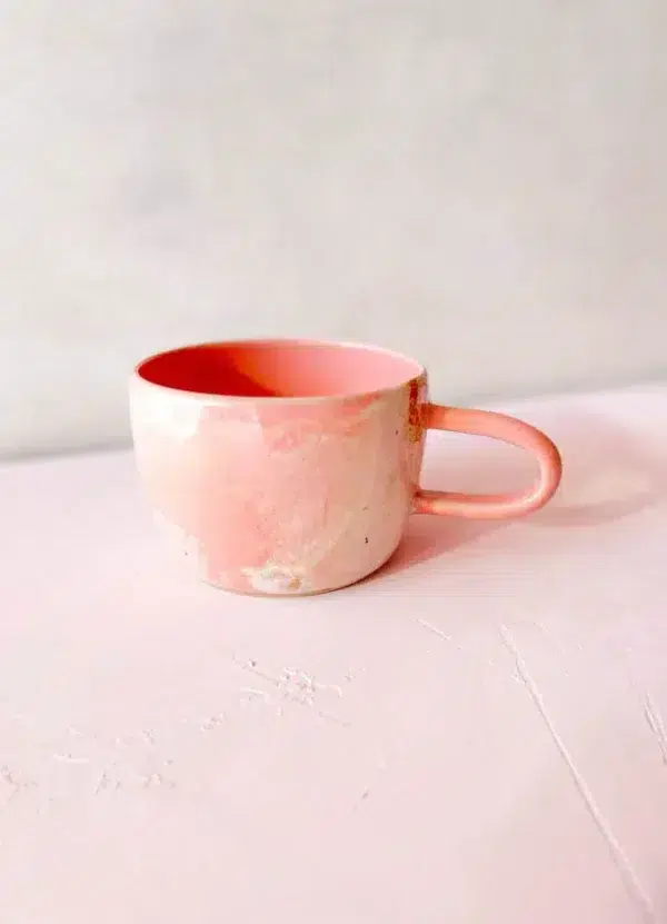 clay by Tina Marie, kop, kopmed hank, ceramic cup, coffee cup,, remix by sofie