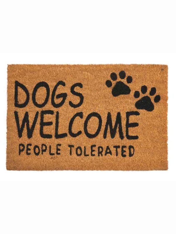 dørmåtte dogs welcome