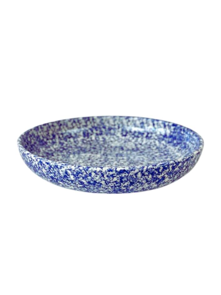 skål shallow bowl i granite blå familianna