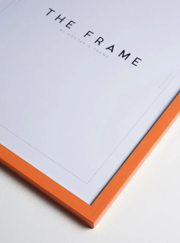 remix by sofie, poster and frame, ramme, træramme, farvet ramme, ramme i træ, 30x40, 40x50, a3, a2, a1, a5, orange ramme