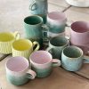 trine lise keramik, rillet kop, kop, hånddrejet kop, keramik kop, te kop, kaffe kop, latte kop, kop med hank, trine lise keramik, cappucino kop, stentøj kop, ceramic cup, mug,