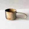 trine lise keramik, rillet kop, kop, hånddrejet kop, keramik kop, te kop, kaffe kop, latte kop, kop med hank, trine lise keramik, cappucino kop, stentøj kop, ceramic cup, mug,