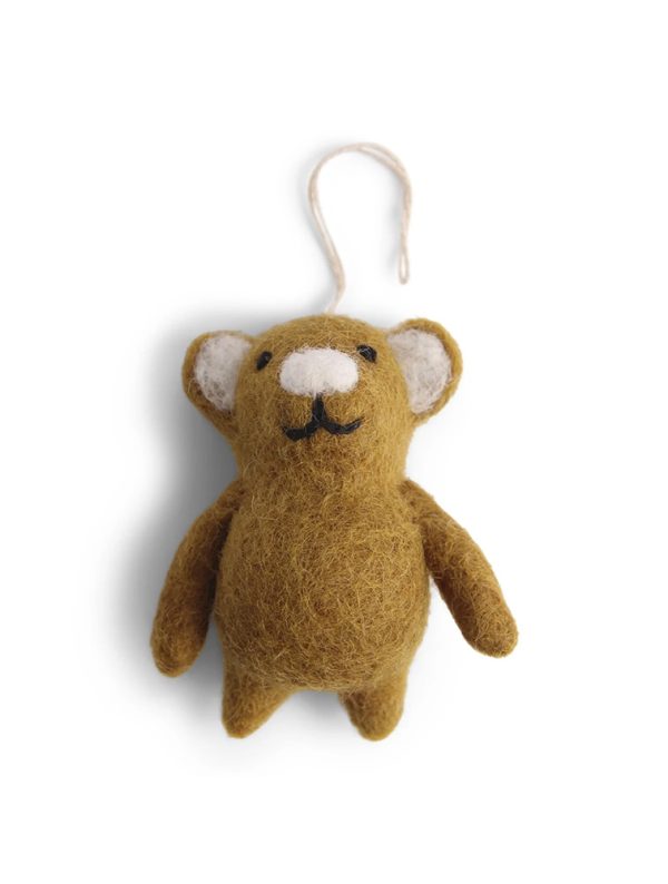 fairtrade Filtet uldpynt fra Gry & Sif , teddy