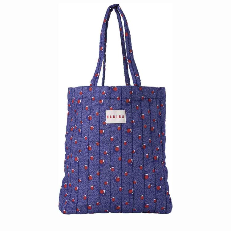 habiba totebag i kongeblå