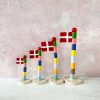 Fødselsdagsflag i keramik - flere størrelser - TheClayPlay