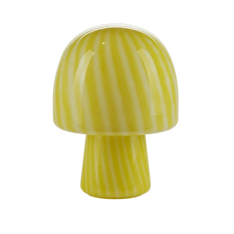 bordlampe i solgul Mushroom funghi, 27 cm, gul - Cozy Living