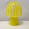 Mushroom funghi lampe i glas, 27 cm, gul - Cozy Living