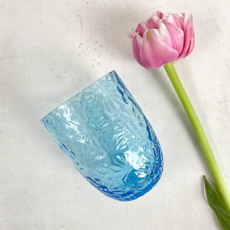 anna von lipa mix and match glas flower azur eller turkis