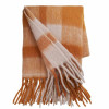 cozy living tæppe marthea trrow check orange 8498