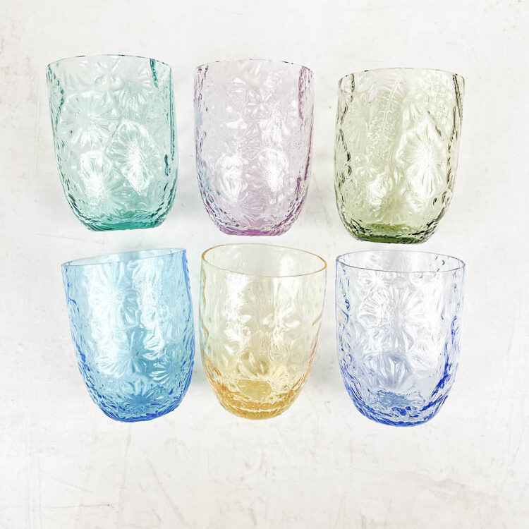 mix and match drikkeglas fra anna von lipa med flower