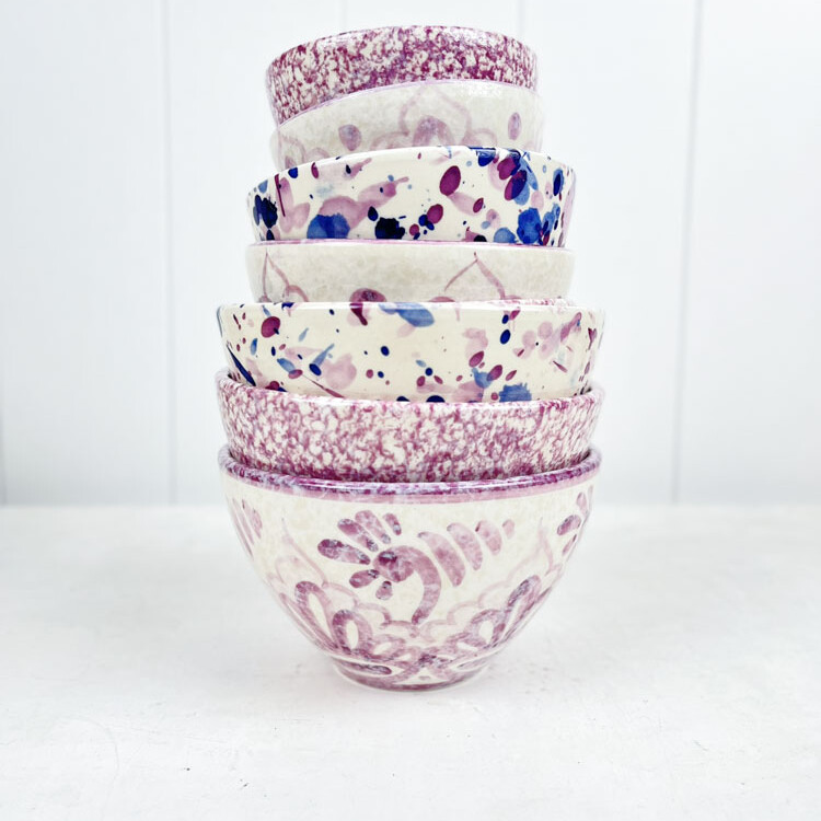 Familianna - spansk keramik - andalusia lilla - conic, cereal bowl.