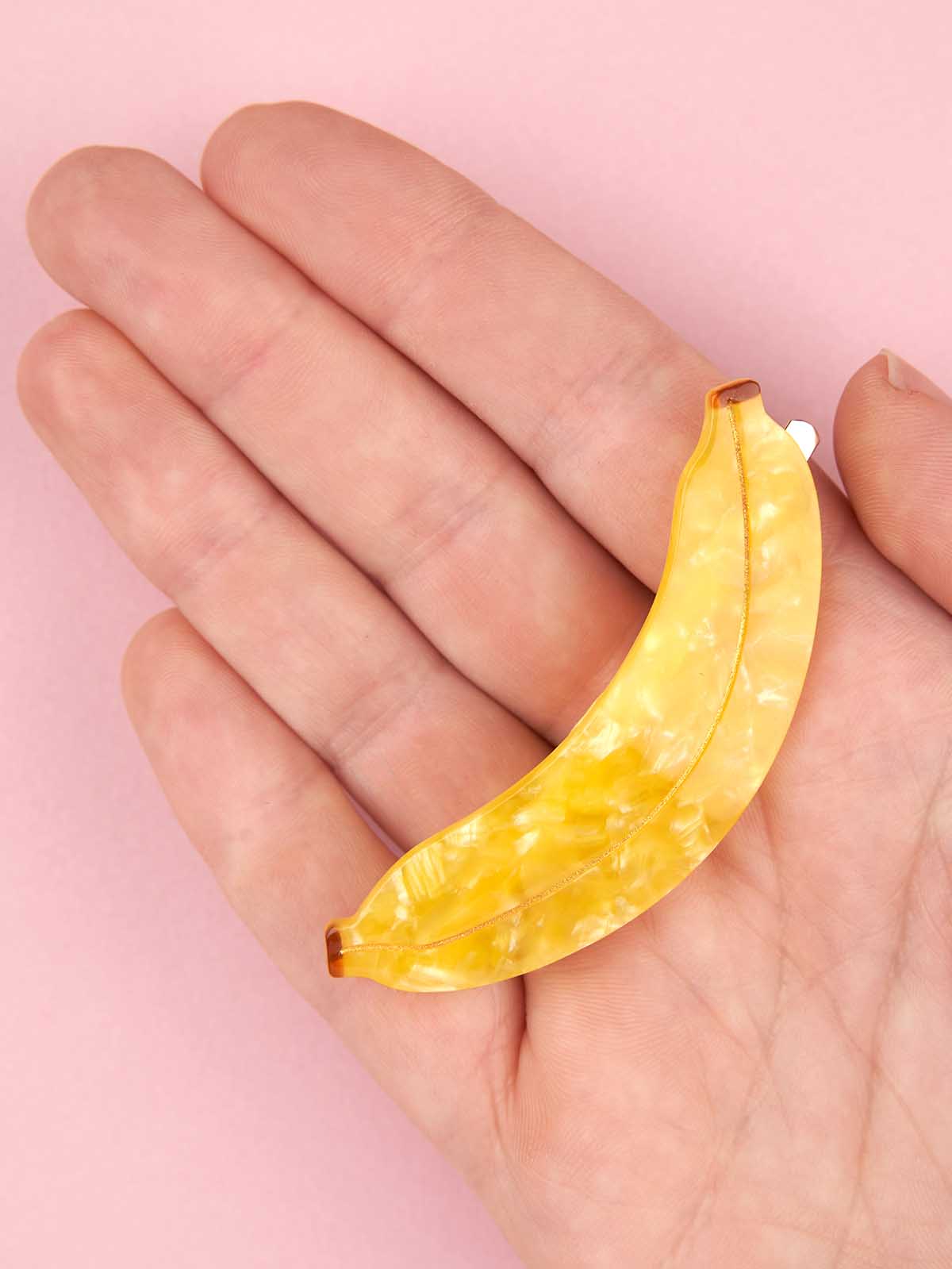 Hårspænde - Banan
