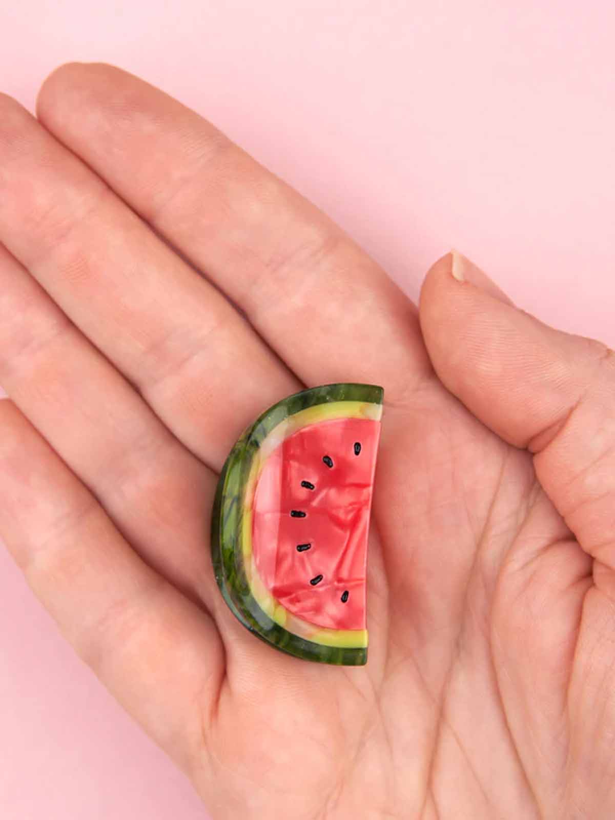 Mini hårklemme - Vandmelon