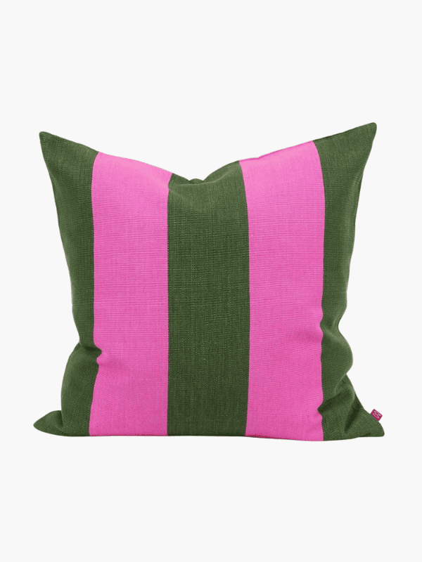 Pudebetræk 50x50 cm - FIFI grøn og pink